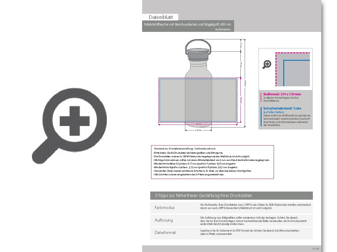 Product Bild edelstahlflasche_mit_bambusdeckel_und_b__gelgriff_650_ml__4_0_farbig__einseitig_bedruckt